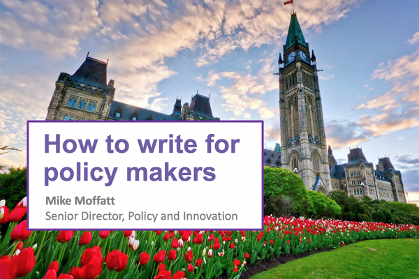 Video | How to write for policy makers